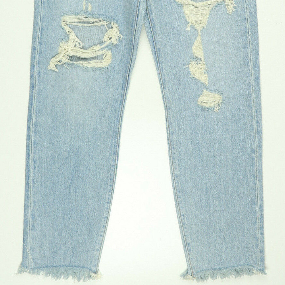 Levis Premium Wedgie Fit Destroyed Raw Hem Jeans - Picture 3 of 8